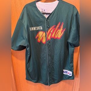 Majestic Green Minnesota Wild Men's Jersey